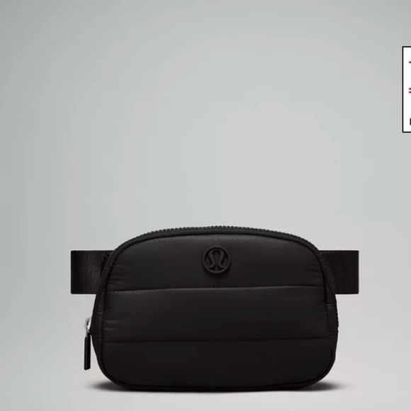 NWT Lululemon Athletica Everywhere Belt Bag 1LWunder Puff in Black